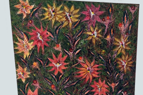 Óleo Tapiz Flores Silvestres