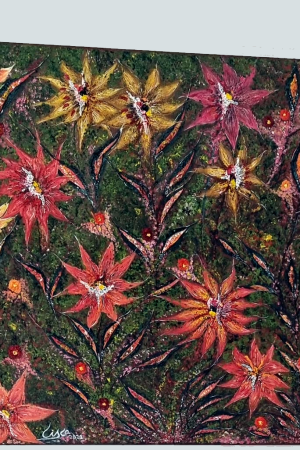 Óleo Tapiz Flores Silvestres