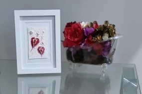 Corazones rojo pasión